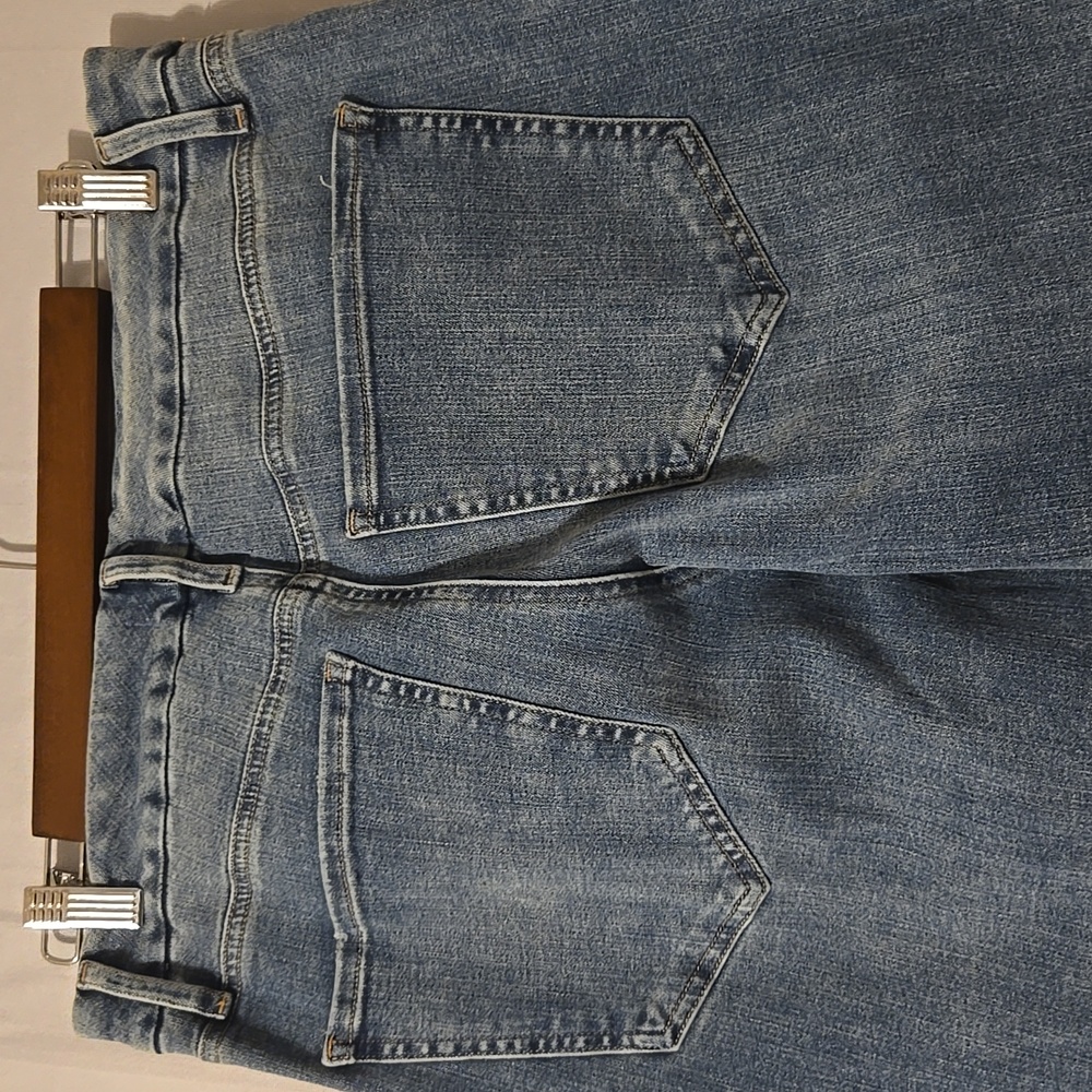 Express Light Blue Flare Jeans - Picture 7 of 9